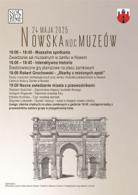 Plakat promujący Noc Muzeów 2025