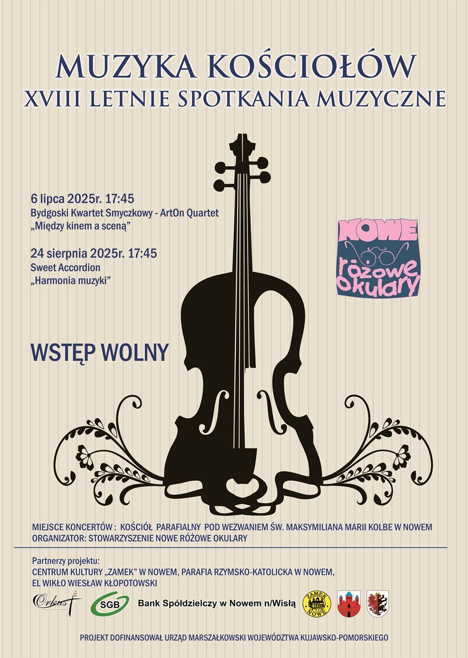 Plakat - Muzyka Kościołów