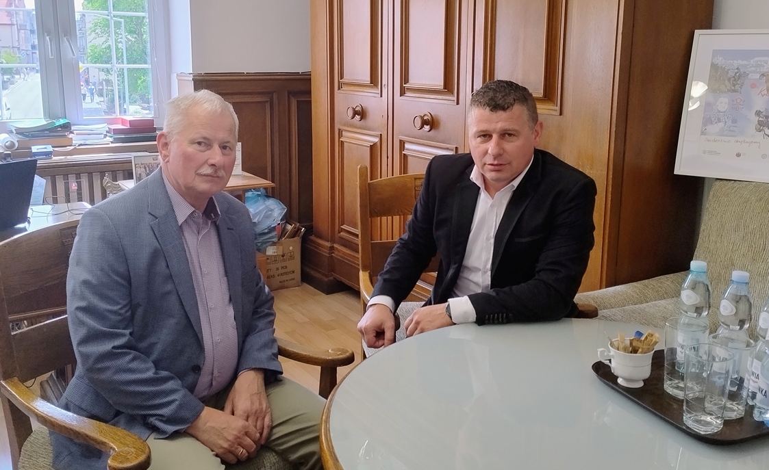 Spotkanie wiceprezesa ZM NOVE z Burmistrzem Nowego