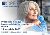 Cyfrowa mammografia - plakat Nowe