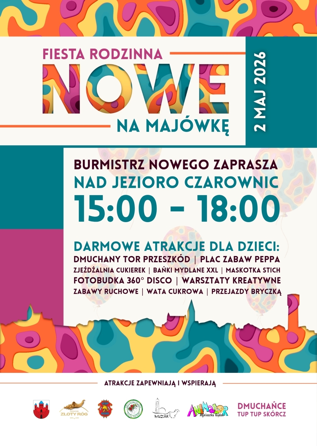 Zapraszamy na majówkę - plakat