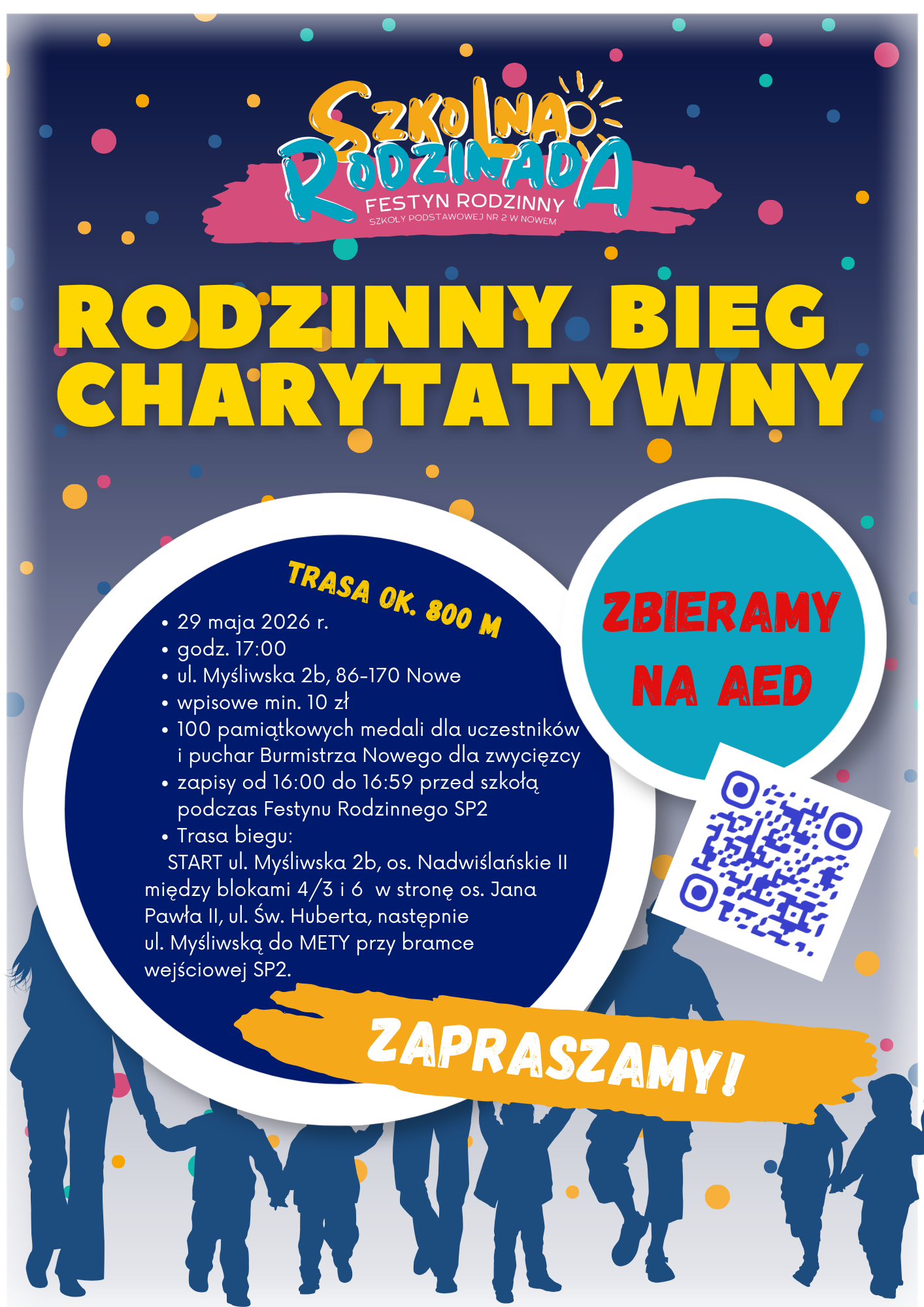 plakat bieg charytatywny